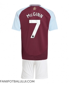 Aston Villa John McGinn #7 Echipament de Fotbal Replică 2024-25 Copii Acasa (+ Șorturi)